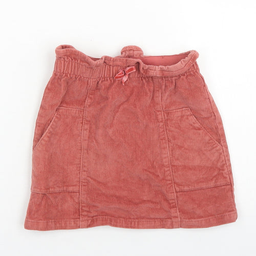 George Girls Pink  Cotton A-Line Skirt Size 2-3 Years  Regular