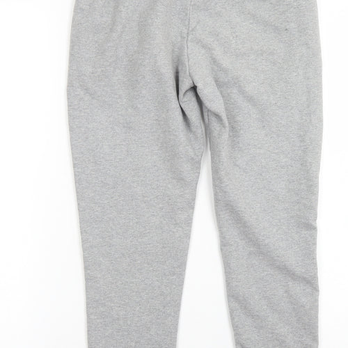 Arne Womens Grey  Cotton Jogger Trousers Size 8 L23 in Regular Drawstring