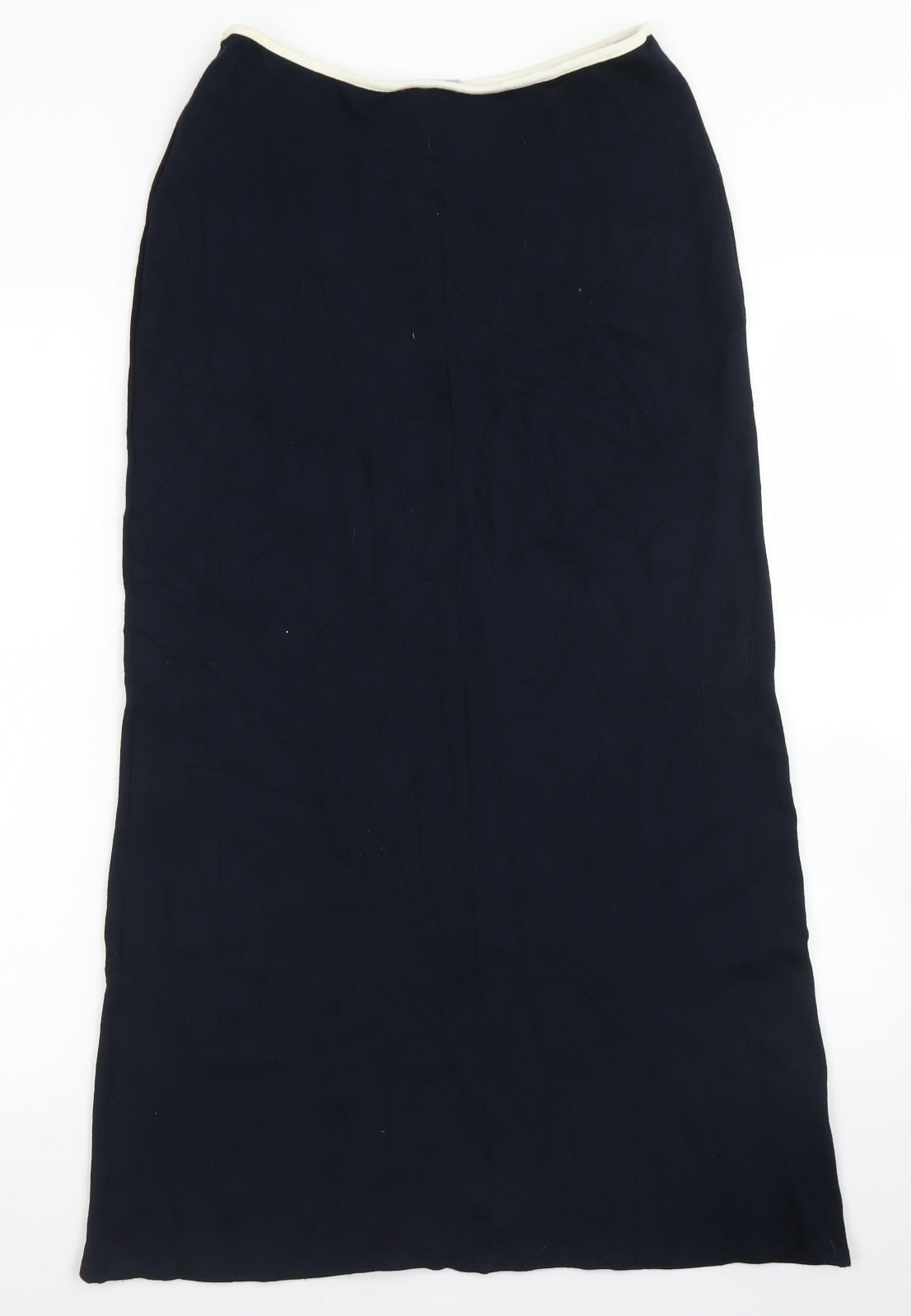 Wallis Womens Blue  Viscose A-Line Skirt Size 10
