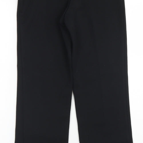 St Michael Womens Black  Nylon Dress Pants Trousers Size 10 L27 in Regular