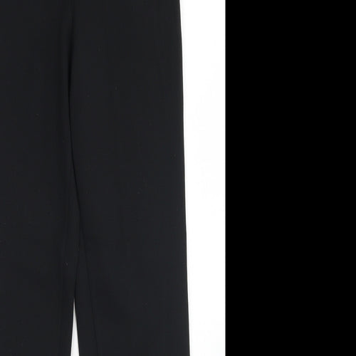 St Michael Womens Black  Nylon Dress Pants Trousers Size 10 L27 in Regular