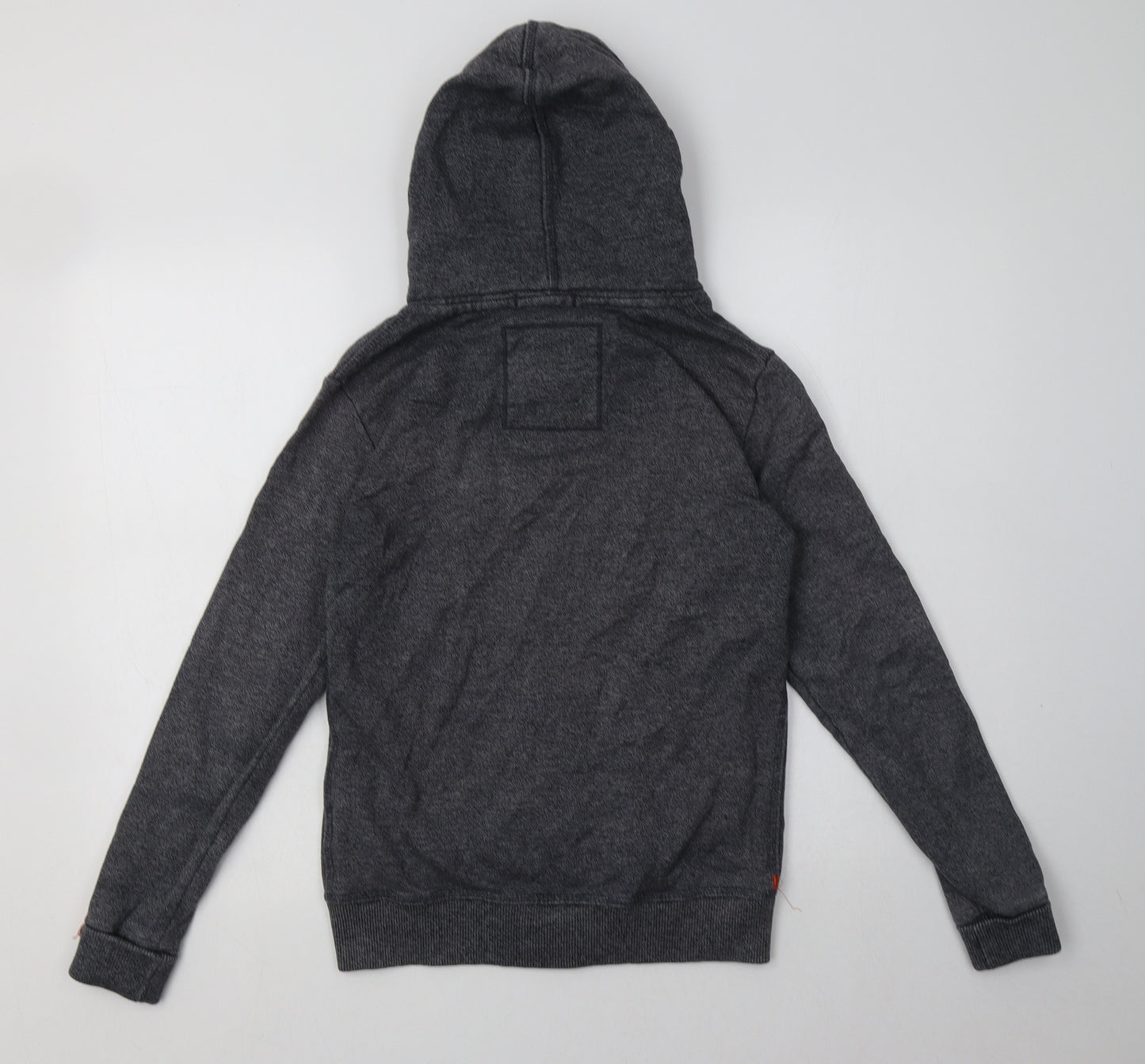 Superdry Mens Grey  Cotton Full Zip Hoodie Size XS