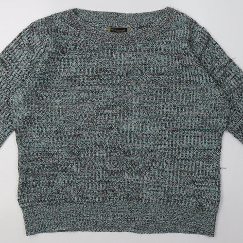 originals Womens Blue  Acrylic Pullover Sweatshirt Size M  Pullover