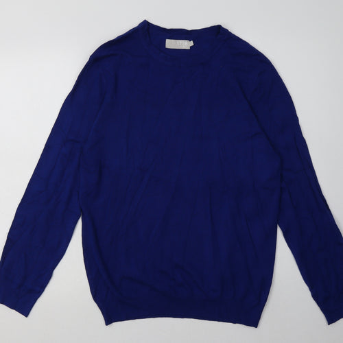 Debenhams Mens Blue  Viscose Pullover Sweatshirt Size S