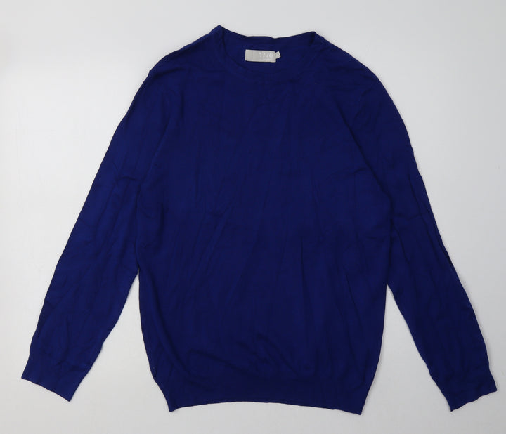 Debenhams Mens Blue  Viscose Pullover Sweatshirt Size S