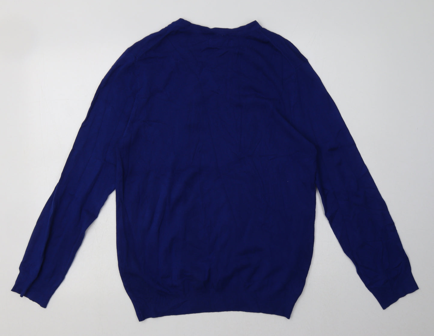 Debenhams Mens Blue  Viscose Pullover Sweatshirt Size S