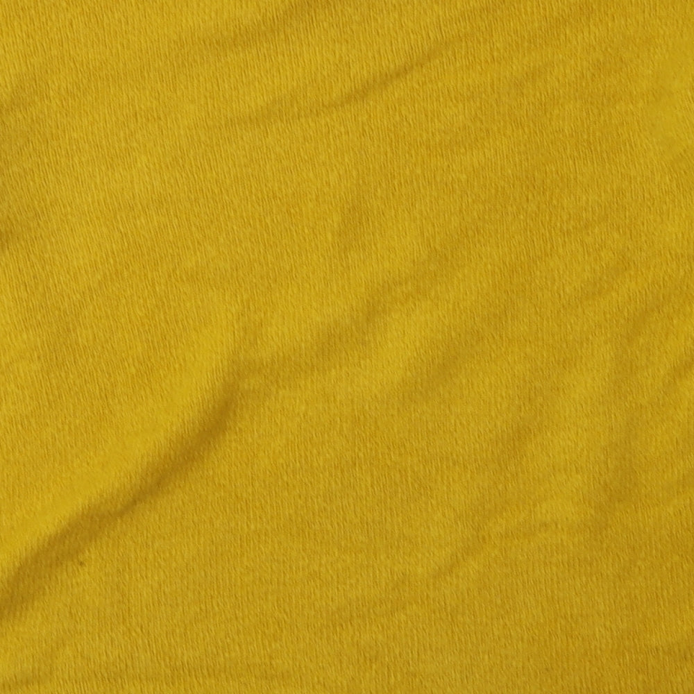 Marks and Spencer Womens Yellow  Acrylic Pullover Sweatshirt Size S  Pullover