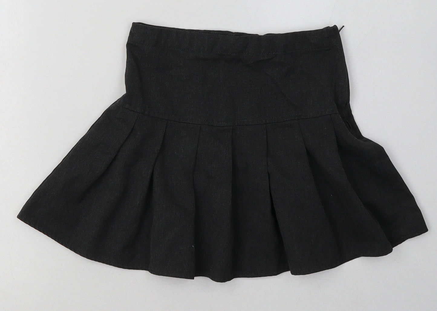 NEXT Girls Grey  Polyester A-Line Skirt Size 6 Years  Regular  - School Wear