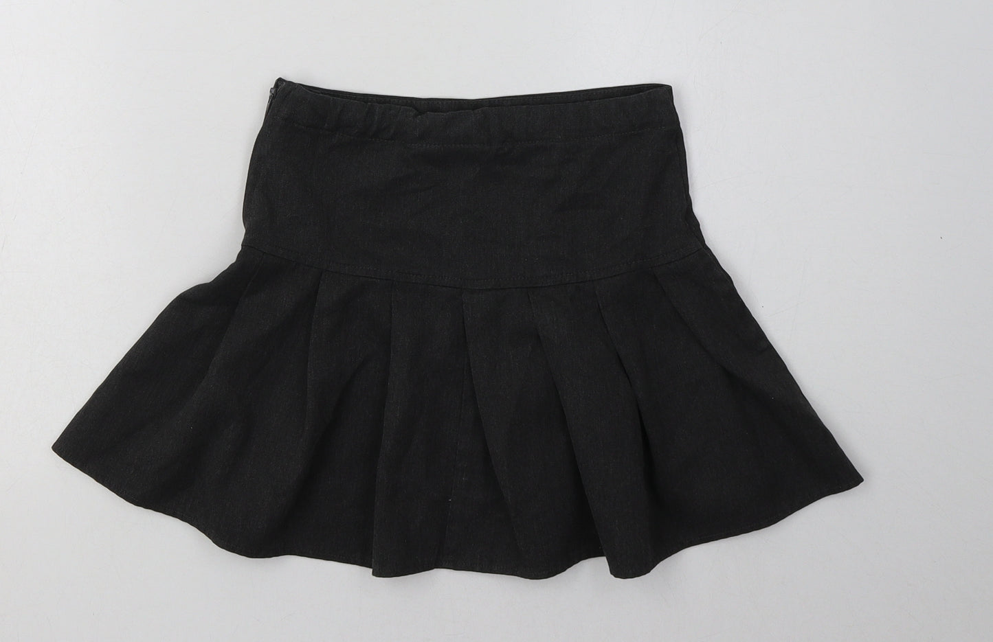 NEXT Girls Grey  Polyester A-Line Skirt Size 6 Years  Regular  - School Wear