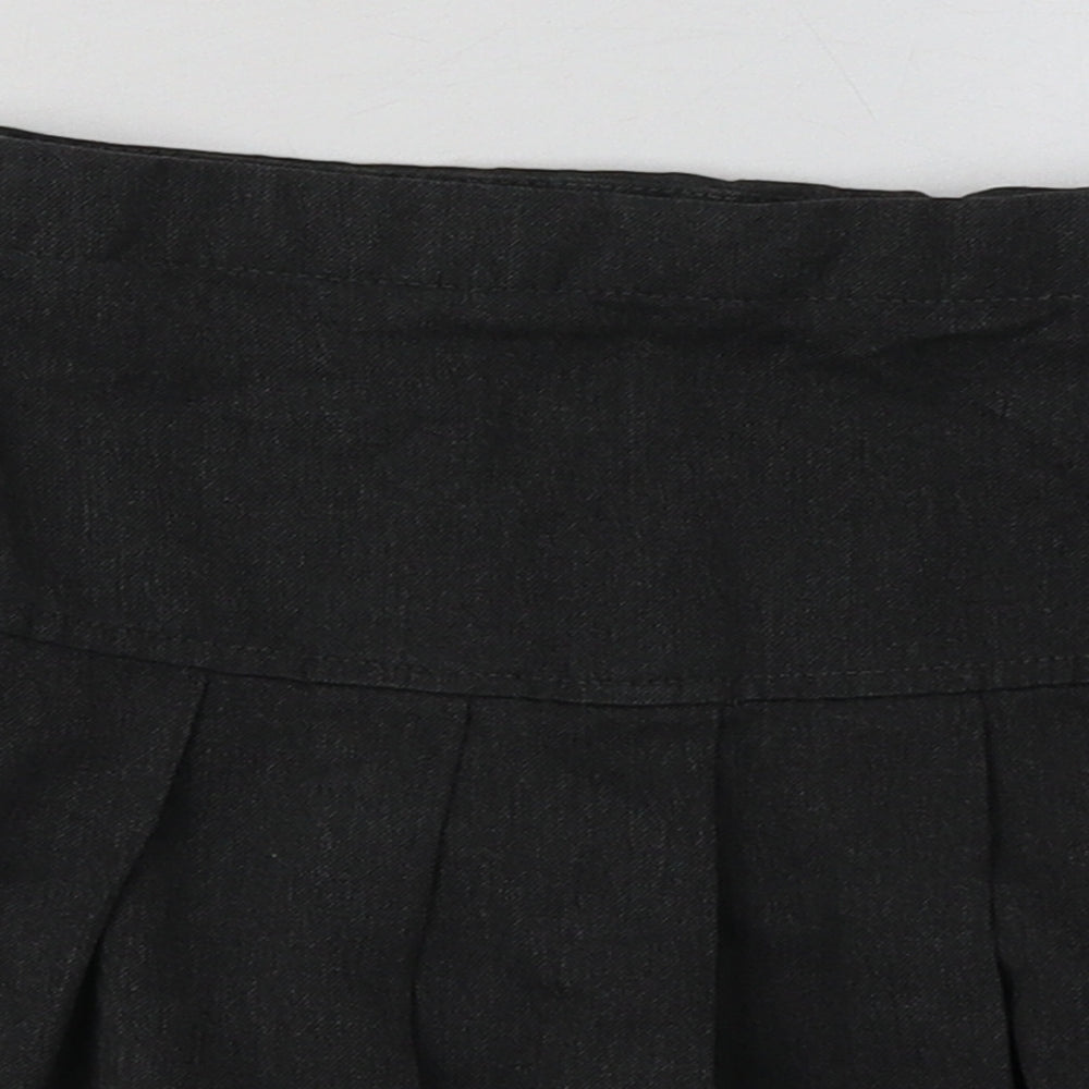 NEXT Girls Grey  Polyester A-Line Skirt Size 6 Years  Regular  - School Wear