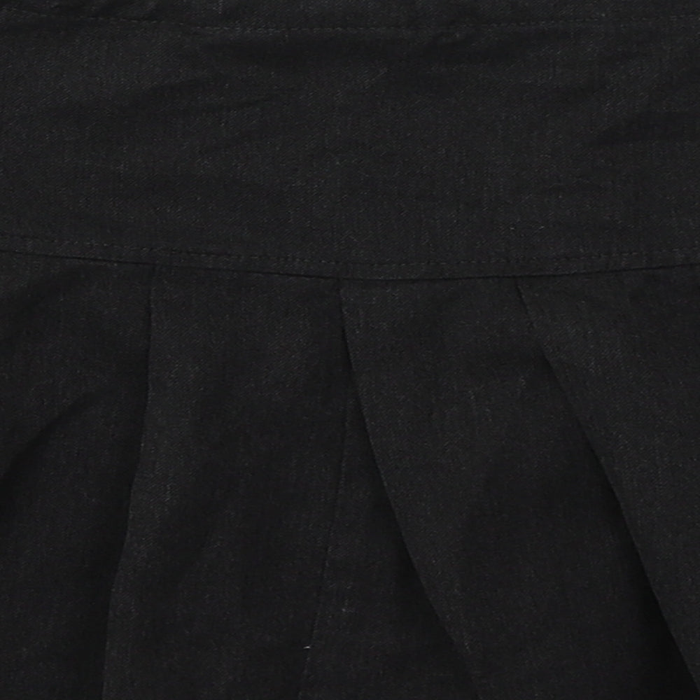 NEXT Girls Grey  Polyester A-Line Skirt Size 6 Years  Regular  - School Wear