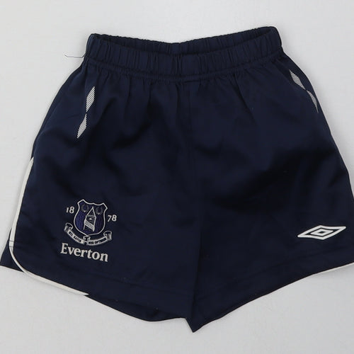 Umbro Boys Blue  Polyester Shorts Outfit/Set Size 18-24 Months   - Everton FC