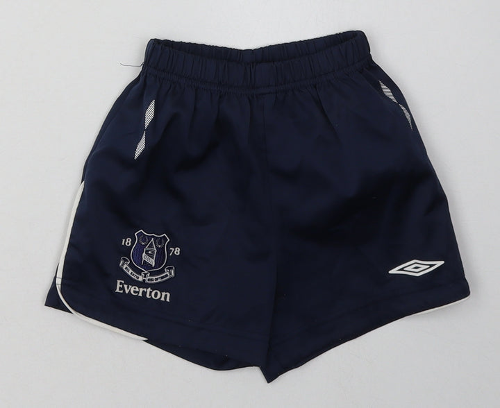 Umbro Boys Blue Polyester Shorts Outfit/Set Size 18-24 Months - Everton FC