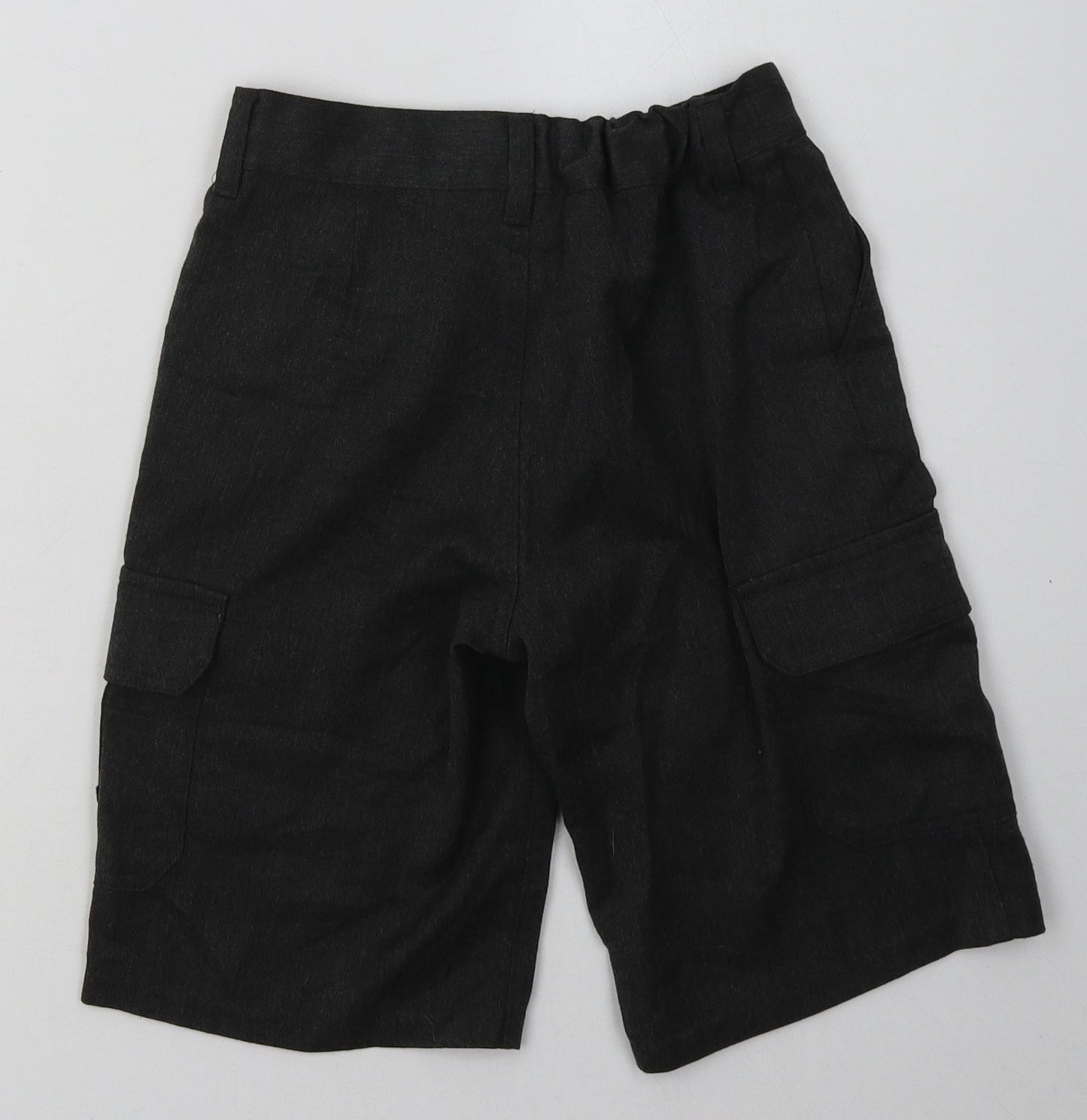 NEXT Boys Grey  Polyester Cargo Shorts Size 10 Years  Regular Buckle - School Wear
