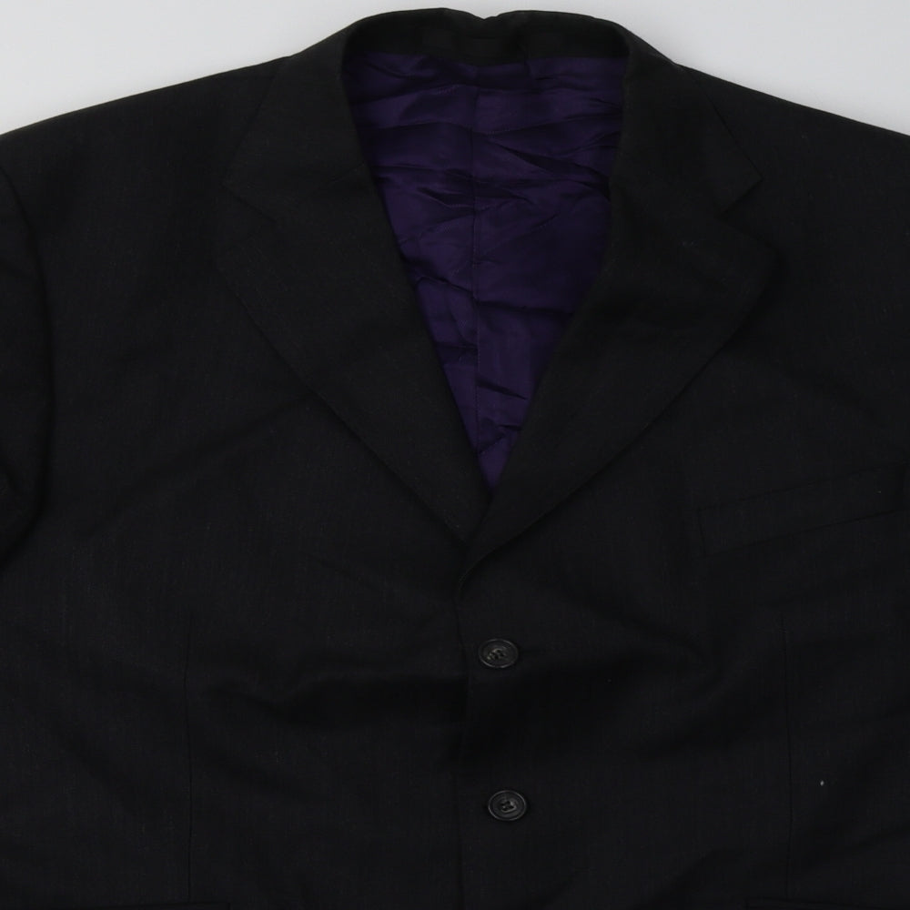 Marks and Spencer Mens Grey  Wool Jacket Blazer Size 44
