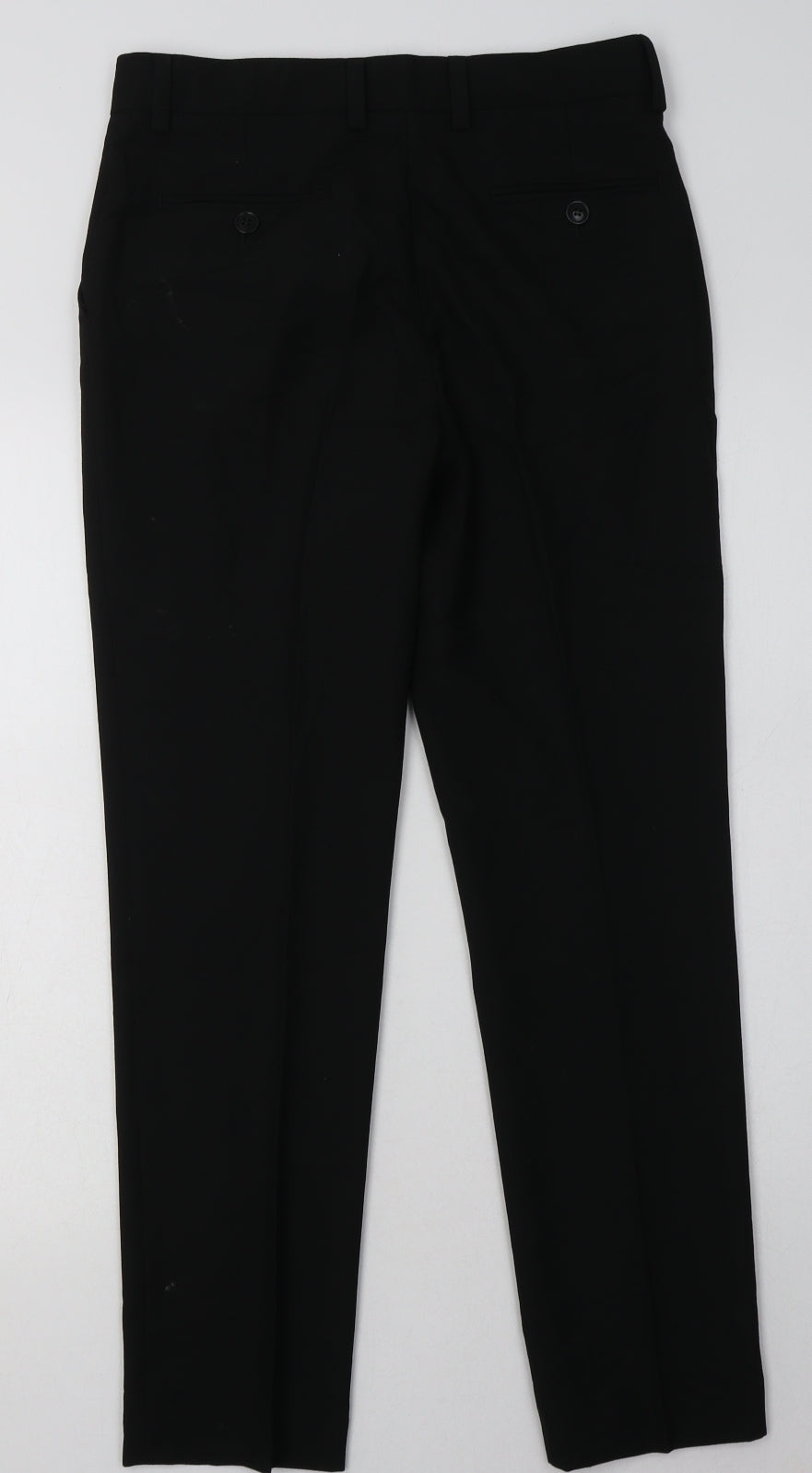 NEXT Boys Black  Polyester Capri Trousers Size 14 Years  Regular Button