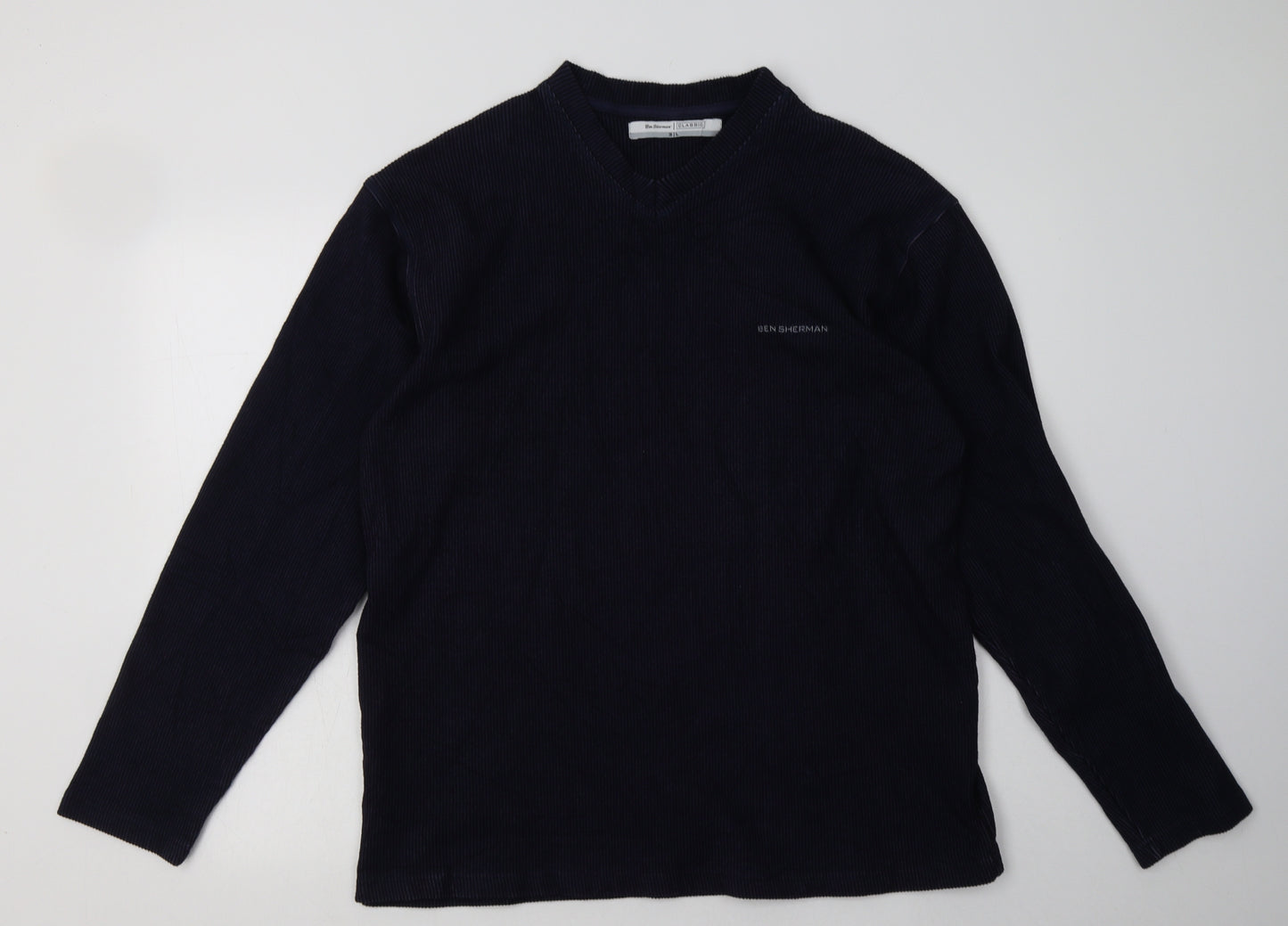 Ben Sherman Mens Blue  Cotton Pullover Sweatshirt Size 3XL