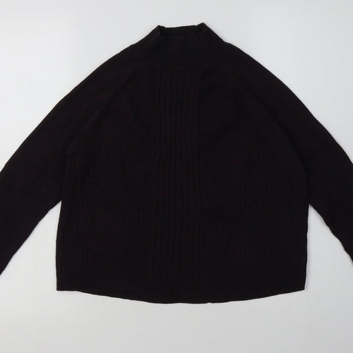 New Look Womens Purple  Viscose Pullover Sweatshirt Size 14  Pullover