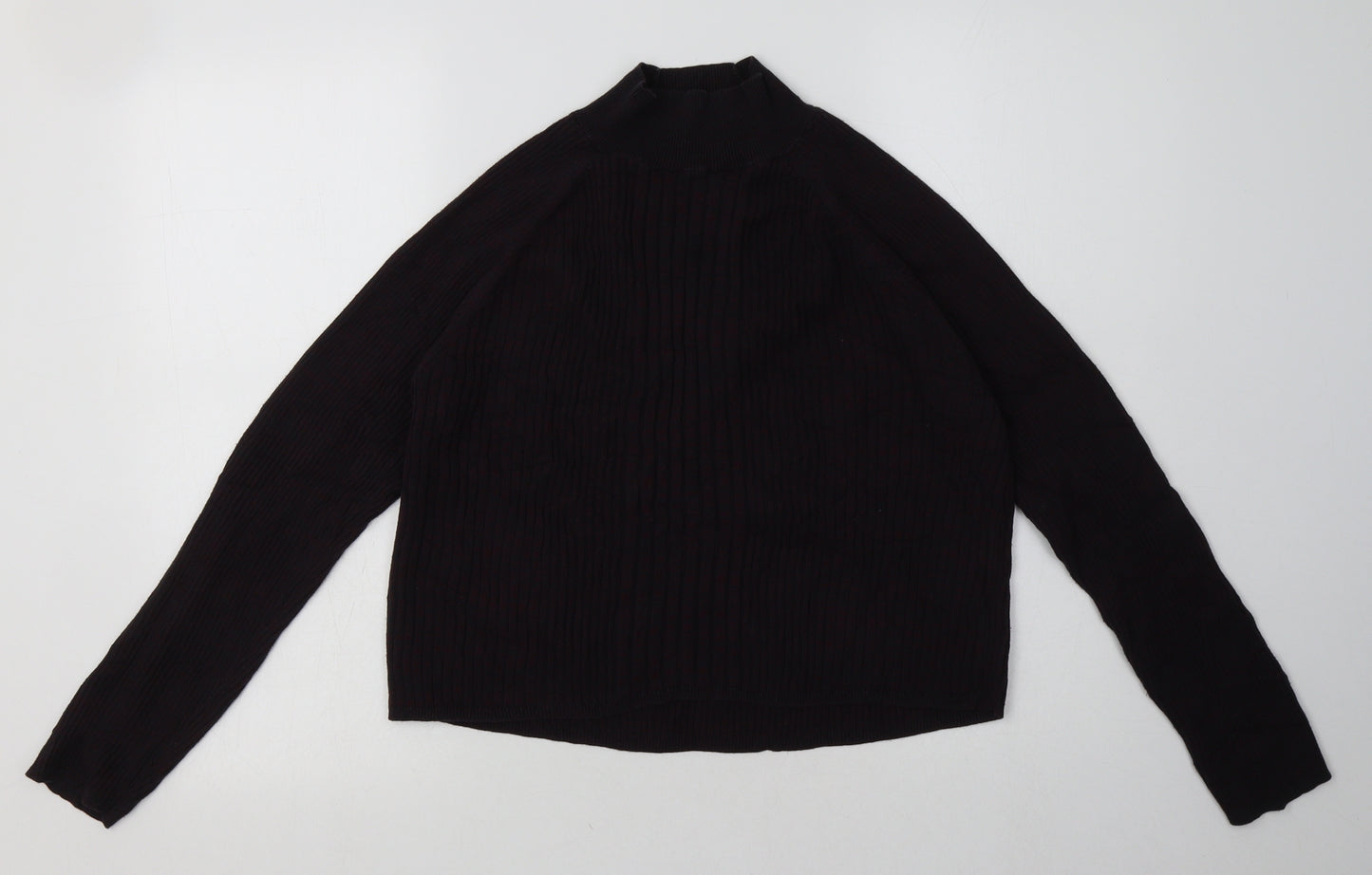 New Look Womens Purple  Viscose Pullover Sweatshirt Size 14  Pullover