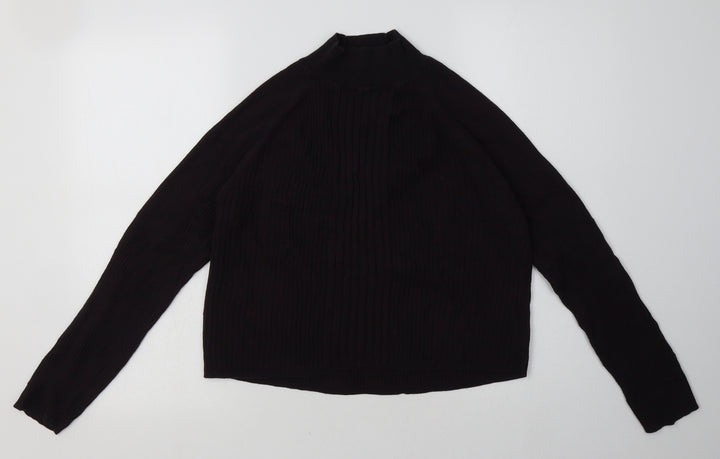 New Look Womens Purple  Viscose Pullover Sweatshirt Size 14  Pullover