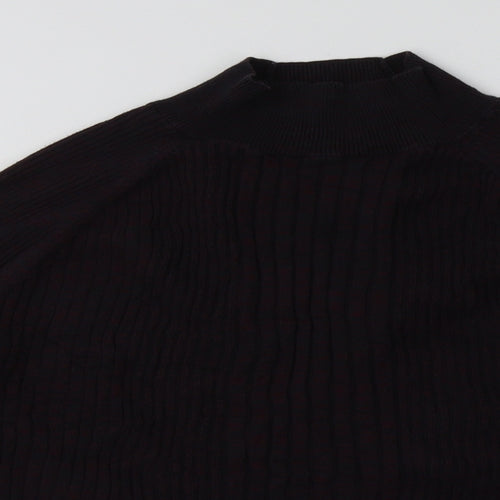 New Look Womens Purple  Viscose Pullover Sweatshirt Size 14  Pullover