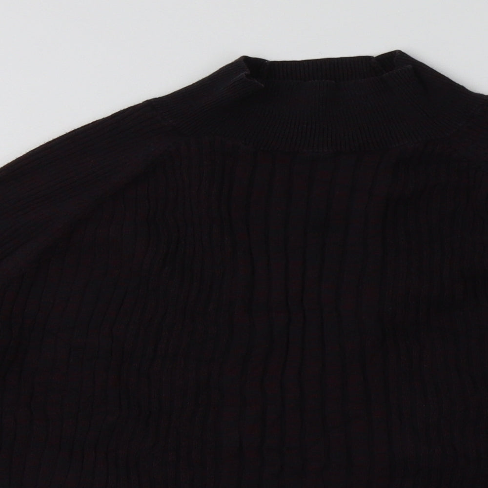 New Look Womens Purple  Viscose Pullover Sweatshirt Size 14  Pullover