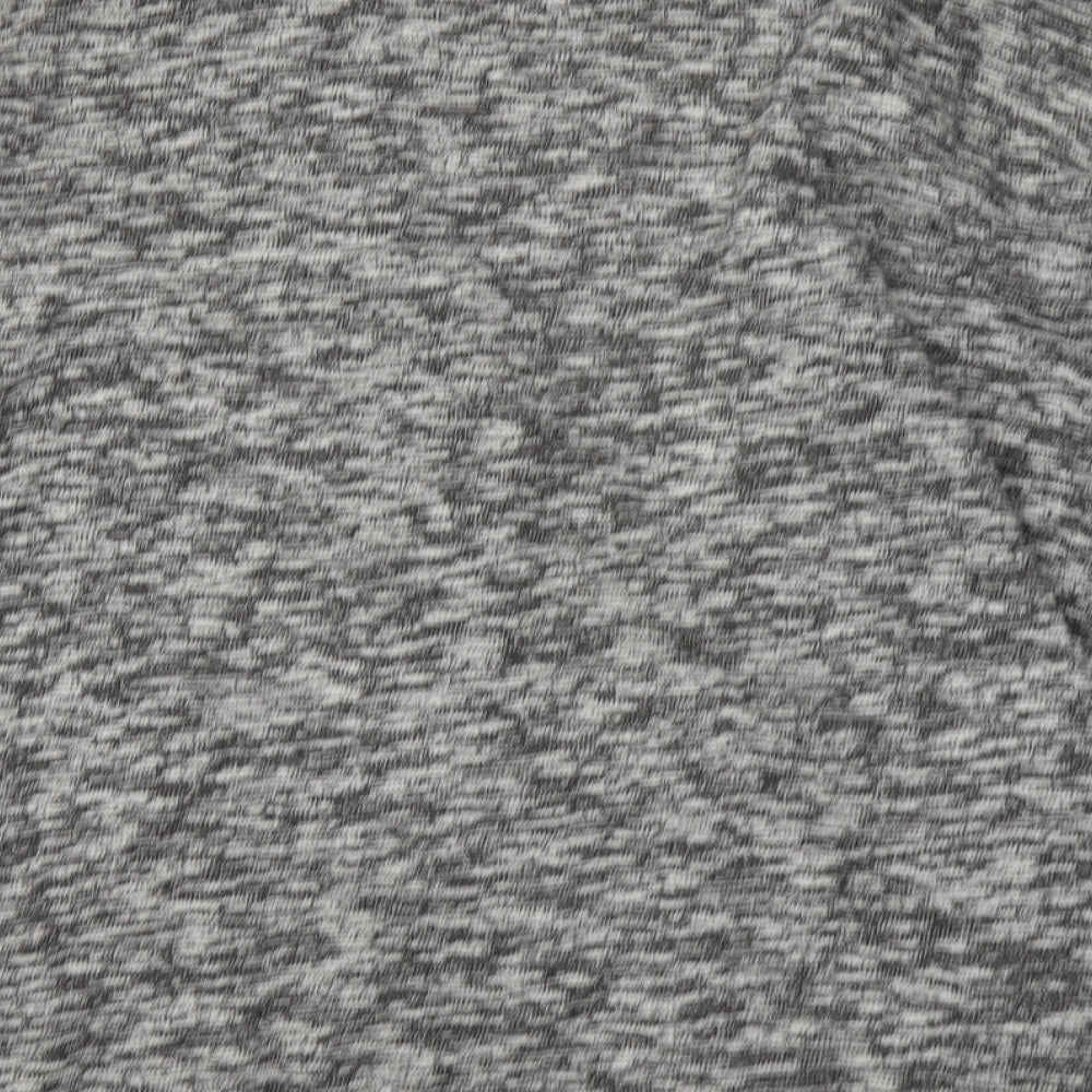 Topshop Womens Grey V-Neck  Cotton Cardigan Jumper Size 10