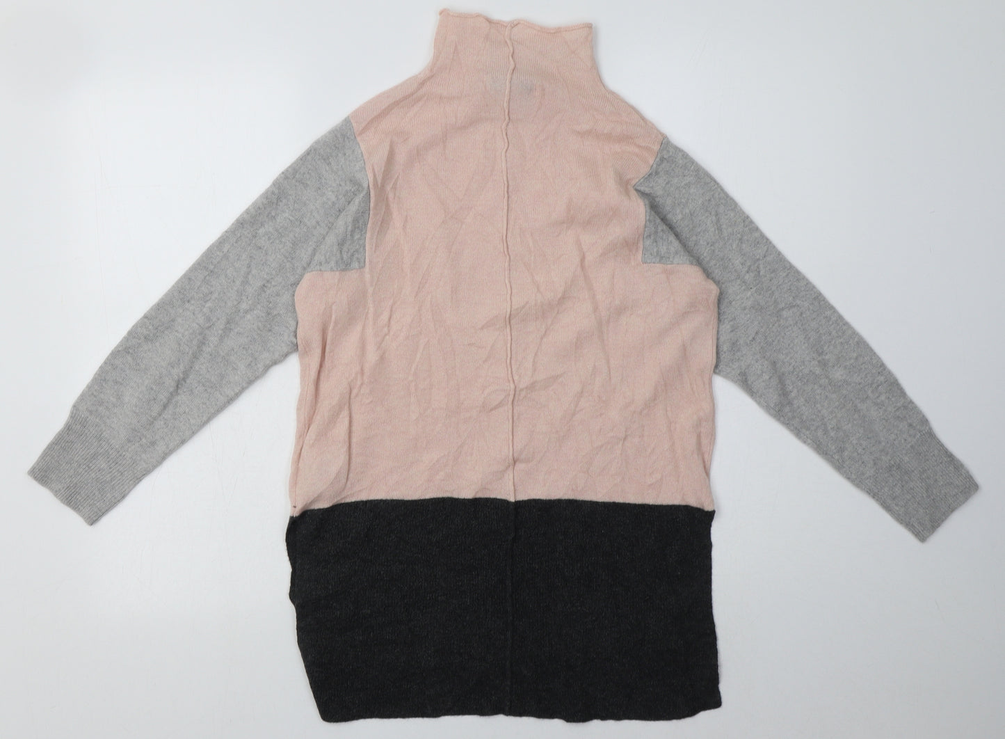 Marks and Spencer Womens Pink Plaid Cashmere Pullover Sweatshirt Size XS  Pullover