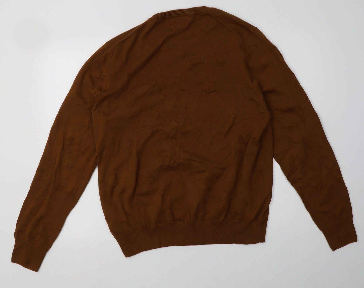 Marks and Spencer Mens Brown  Cotton Pullover Sweatshirt Size XL