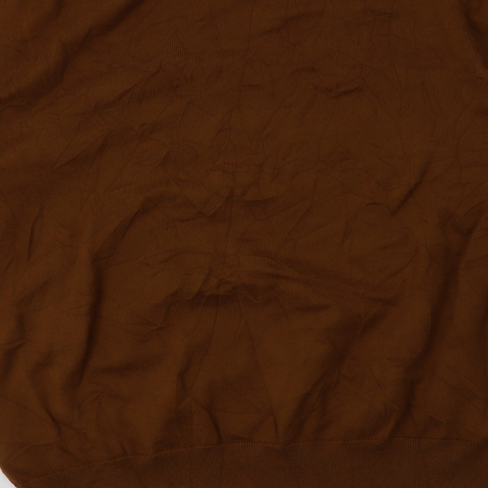Marks and Spencer Mens Brown  Cotton Pullover Sweatshirt Size XL