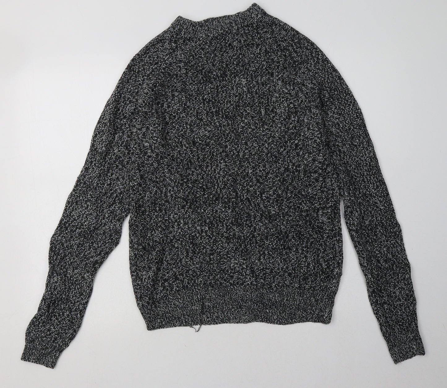 Cedar Wood State Mens Grey  Acrylic Pullover Sweatshirt Size M