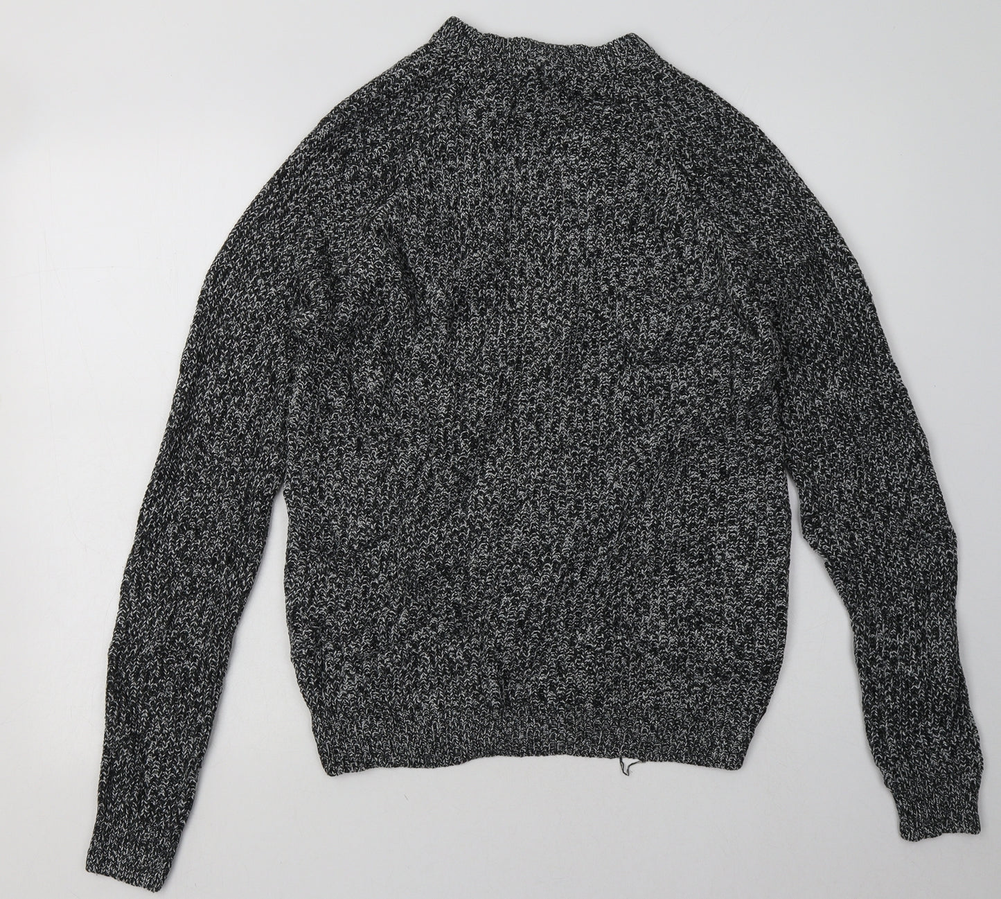 Cedar Wood State Mens Grey  Acrylic Pullover Sweatshirt Size M