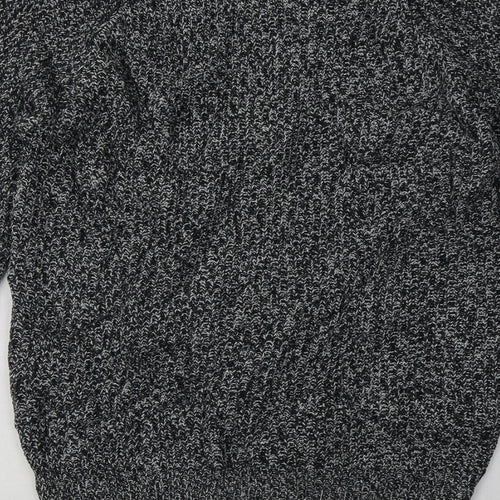 Cedar Wood State Mens Grey  Acrylic Pullover Sweatshirt Size M