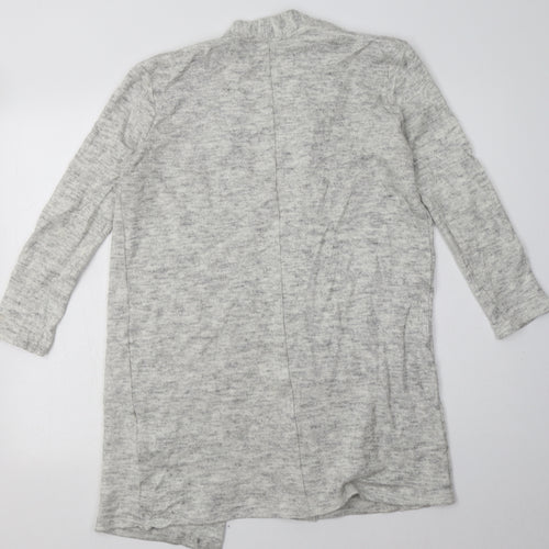 Forever New Womens Grey Collared  Acrylic Cardigan Jumper Size S