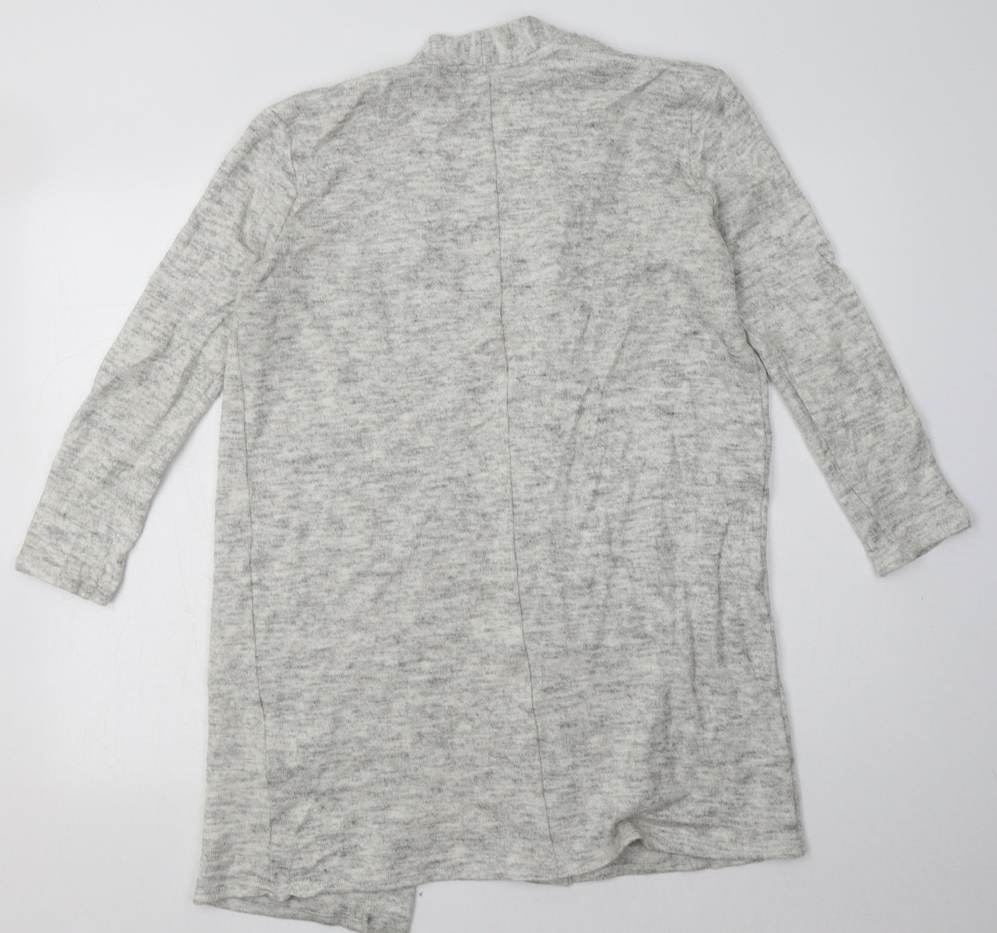 Forever New Womens Grey Collared  Acrylic Cardigan Jumper Size S