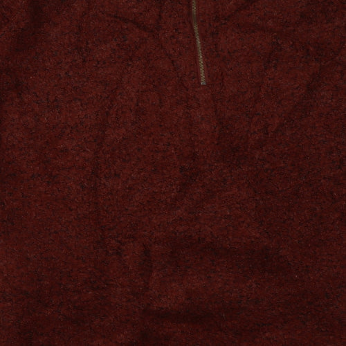 NEXT Womens Orange  Polyester Pullover Sweatshirt Size 12  Zip