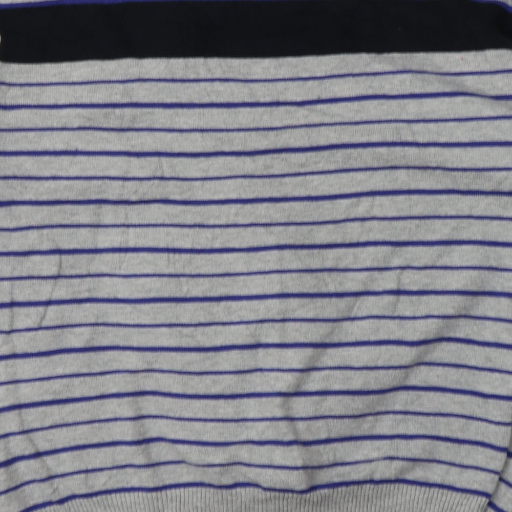 jc rags Mens Grey Check  Pullover Sweatshirt Size L