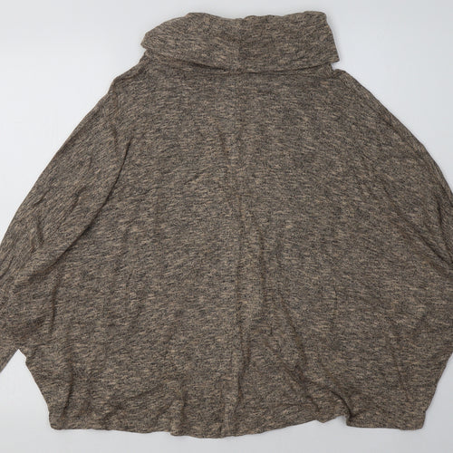 New Look Womens Brown  Polyester Pullover Sweatshirt Size 8  Pullover
