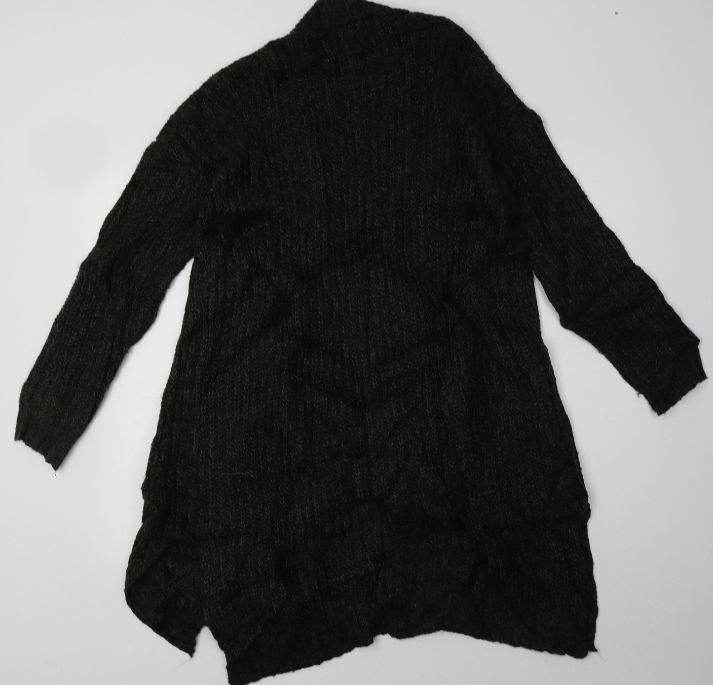 Matalan Womens Green V-Neck  Acrylic Cardigan Jumper Size M