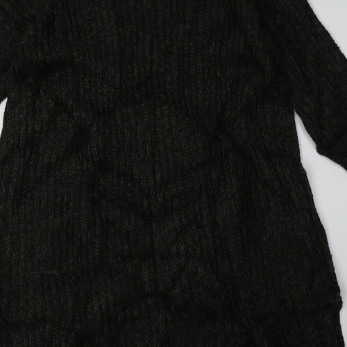 Matalan Womens Green V-Neck  Acrylic Cardigan Jumper Size M