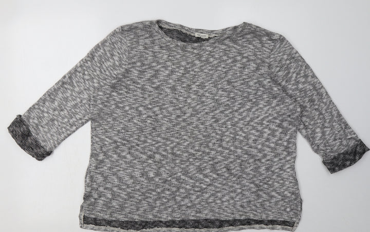 River Island Womens Grey Polyester Pullover Sweatshirt Size 16 Pullover