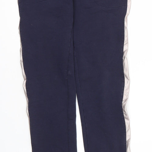 Preworn Boys Blue  Cotton Sweatpants Trousers Size M L25 in Regular Drawstring
