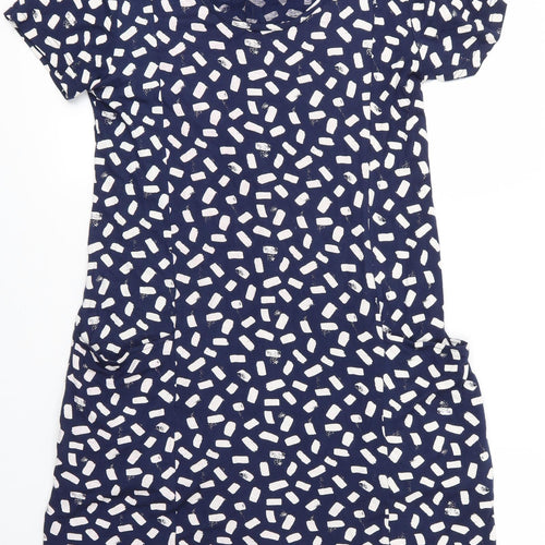 Capri Womens Blue  Viscose A-Line  Size S  Scoop Neck