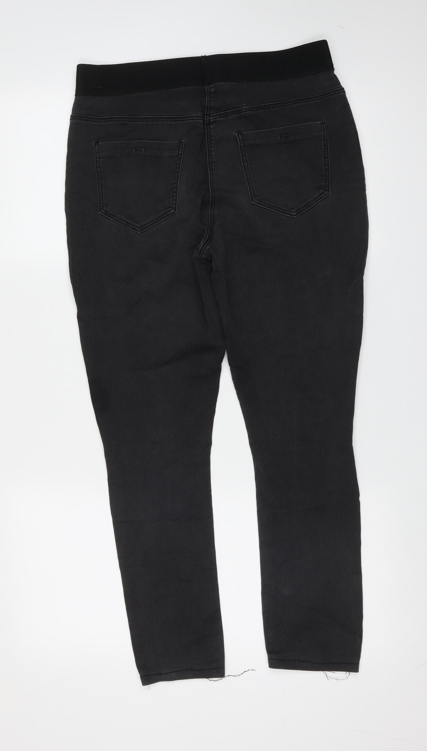 George Womens Grey  Cotton Jegging Jeans Size 14 L25 in Extra-Slim