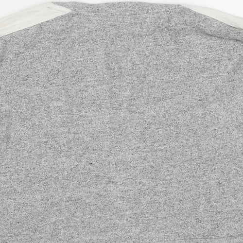 JEFF & CO Womens Grey  Viscose Pullover Sweatshirt Size 10