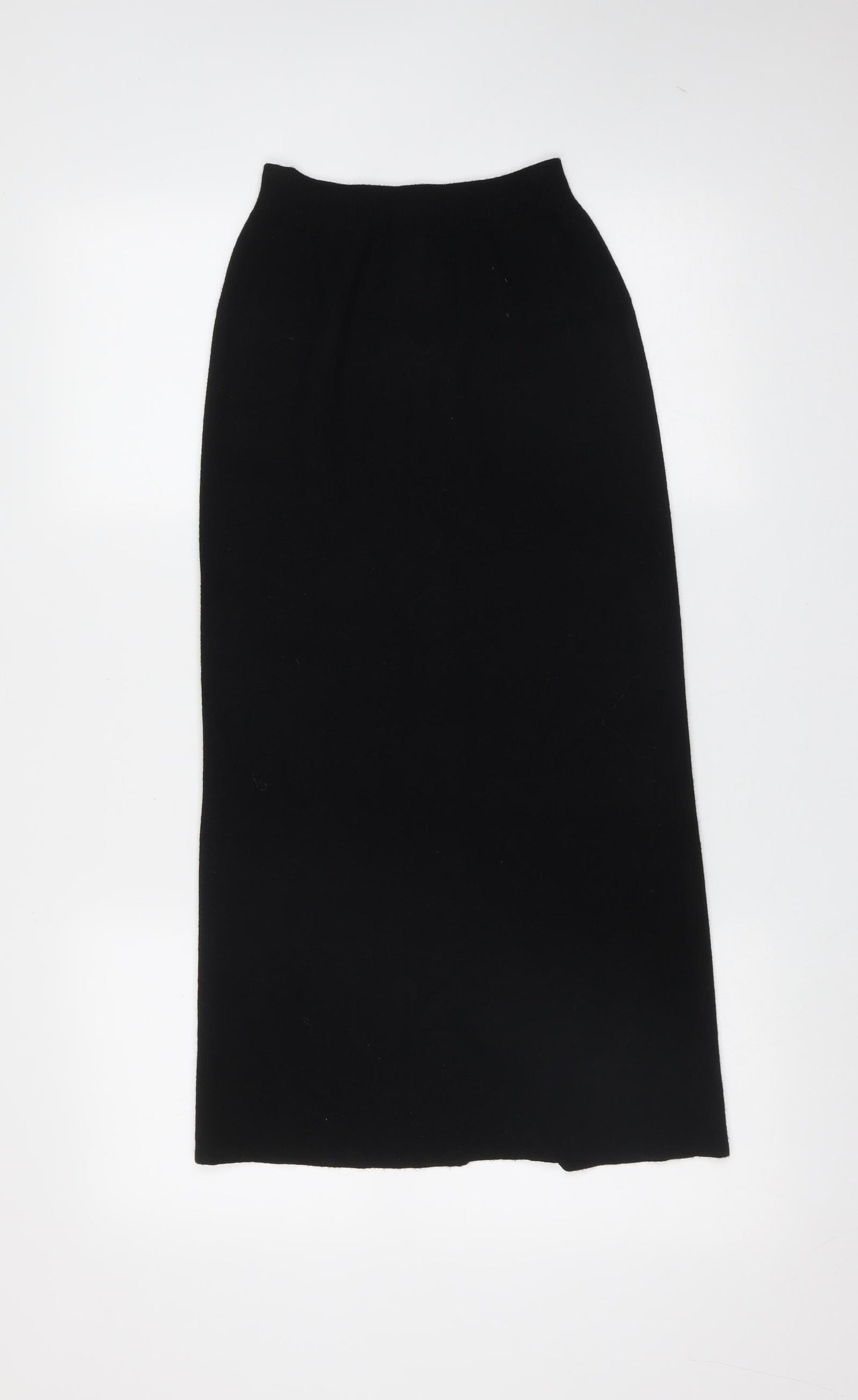Primark Womens Black  Viscose Straight & Pencil Skirt Size S