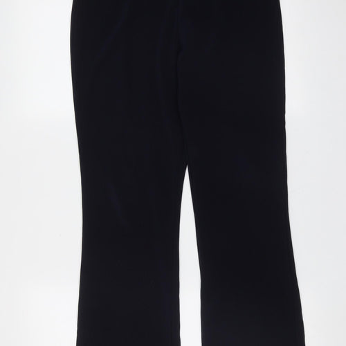 xe Womens Blue  Polyester Trousers  Size 12 L26 in Regular
