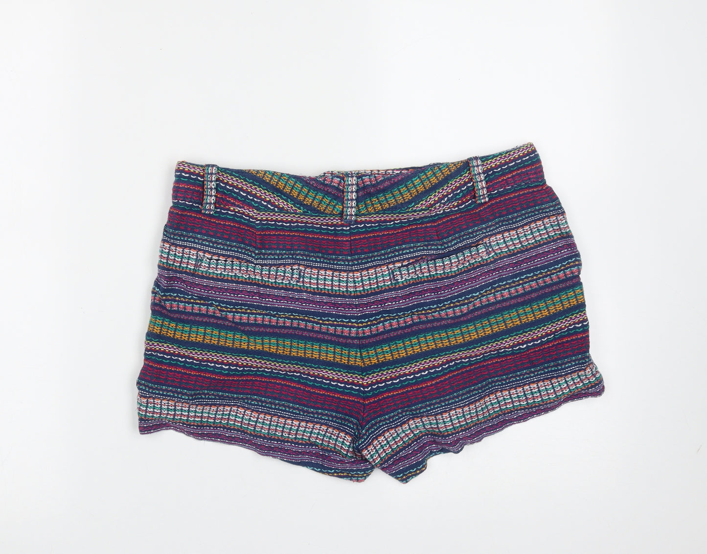 Gap Womens Multicoloured Striped Cotton Hot Pants Shorts Size 6  Regular