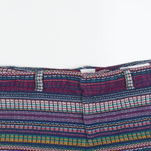 Gap Womens Multicoloured Striped Cotton Hot Pants Shorts Size 6  Regular