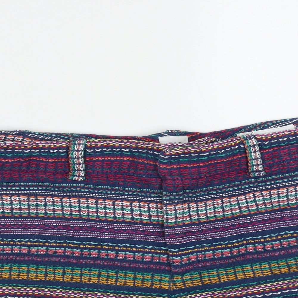 Gap Womens Multicoloured Striped Cotton Hot Pants Shorts Size 6  Regular